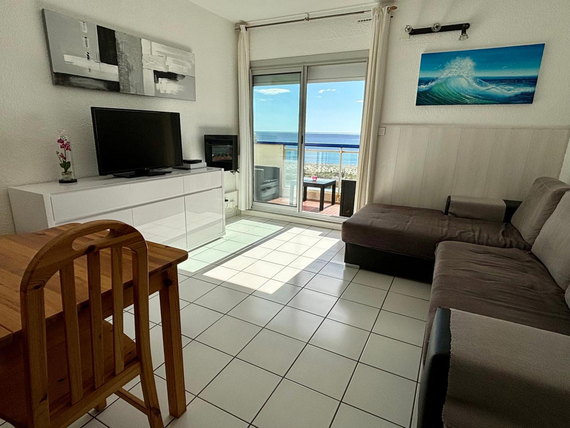 *Au Lydia* Appartement Vue Sur Mer, Avec Piscine. Le Barcares Luaran gambar